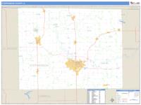 Stephenson County, IL Wall Map Zip Code