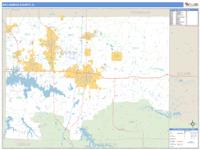 Williamson County, IL Wall Map Zip Code