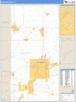 Madison County, IN Wall Map Zip Code