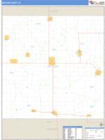 Butler County, IA Wall Map Zip Code