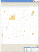 Cass County, IA Wall Map Zip Code