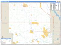 Dallas County, IA Wall Map Zip Code