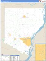 Des Moines County, IA Wall Map Zip Code
