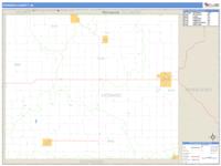 Howard County, IA Wall Map Zip Code