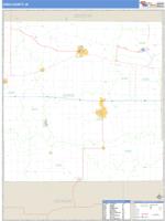 Iowa County, IA Wall Map Zip Code