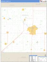 Marshall County, IA Wall Map