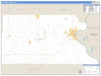 Atchison County, KS Wall Map Zip Code