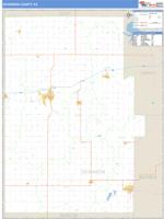 Dickinson County, KS Wall Map Zip Code