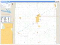 Franklin County, KS Wall Map Zip Code