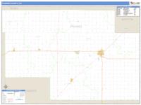 Pawnee County, KS Wall Map Zip Code