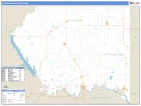 Pottawatomie County, KS Wall Map Zip Code