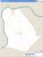 Trimble County, KY Wall Map Zip Code