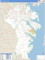 Anne Arundel County, MD Wall Map Zip Code