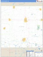 Clinton County, MI Wall Map Zip Code