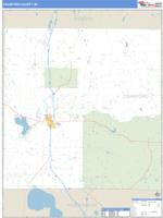 Crawford County, MI Wall Map Zip Code