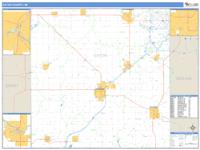 Eaton County, MI Wall Map Zip Code