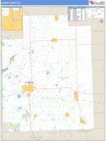 Lapeer County, MI Wall Map Zip Code