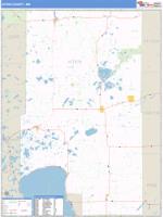 Aitkin County, MN Wall Map Zip Code