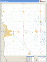 Clay County, MN Wall Map Zip Code