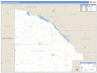 Lac qui Parle County, MN Wall Map Zip Code