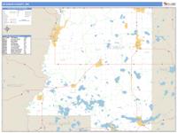 Le Sueur County, MN Wall Map Zip Code