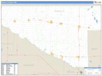 Renville County, MN Wall Map Zip Code