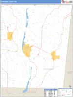 Itawamba County, MS Wall Map Zip Code