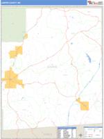 Jasper County, MS Wall Map