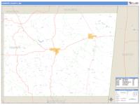 Kemper County, MS Wall Map Zip Code