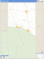 Perry County, MS Wall Map Zip Code