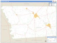 Simpson County, MS Wall Map Zip Code
