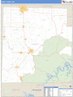 Barry County, MO Wall Map Zip Code