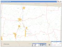 McDonald County, MO Wall Map Zip Code