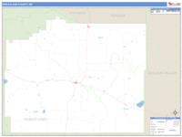 Wheatland County, MT Wall Map Zip Code