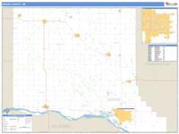 Dodge County, NE Wall Map Zip Code