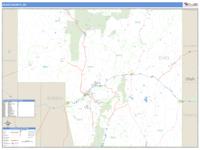 Elko County, NV Wall Map Zip Code
