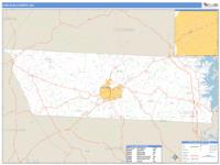 Lincoln County, NC Wall Map Zip Code