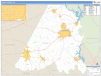 Stanly County, NC Wall Map Zip Code