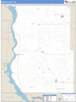 Emmons County, ND Wall Map Zip Code