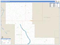 Renville County, ND Wall Map Zip Code