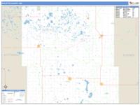 Rolette County, ND Wall Map Zip Code