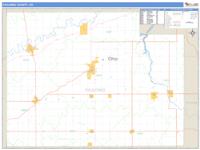 Paulding County, OH Wall Map Zip Code