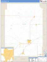 Craig County, OK Wall Map Zip Code