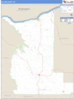 Gilliam County, OR Wall Map Zip Code