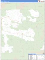 Grant County, OR Wall Map Zip Code