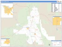 Union County, OR Wall Map Zip Code