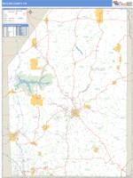 Butler County, PA Wall Map Zip Code