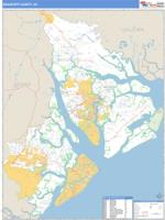 Beaufort County, SC Wall Map