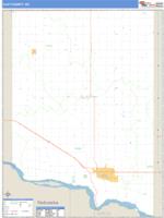 Clay County, SD Wall Map Zip Code