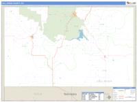 Fall River County, SD Wall Map Zip Code